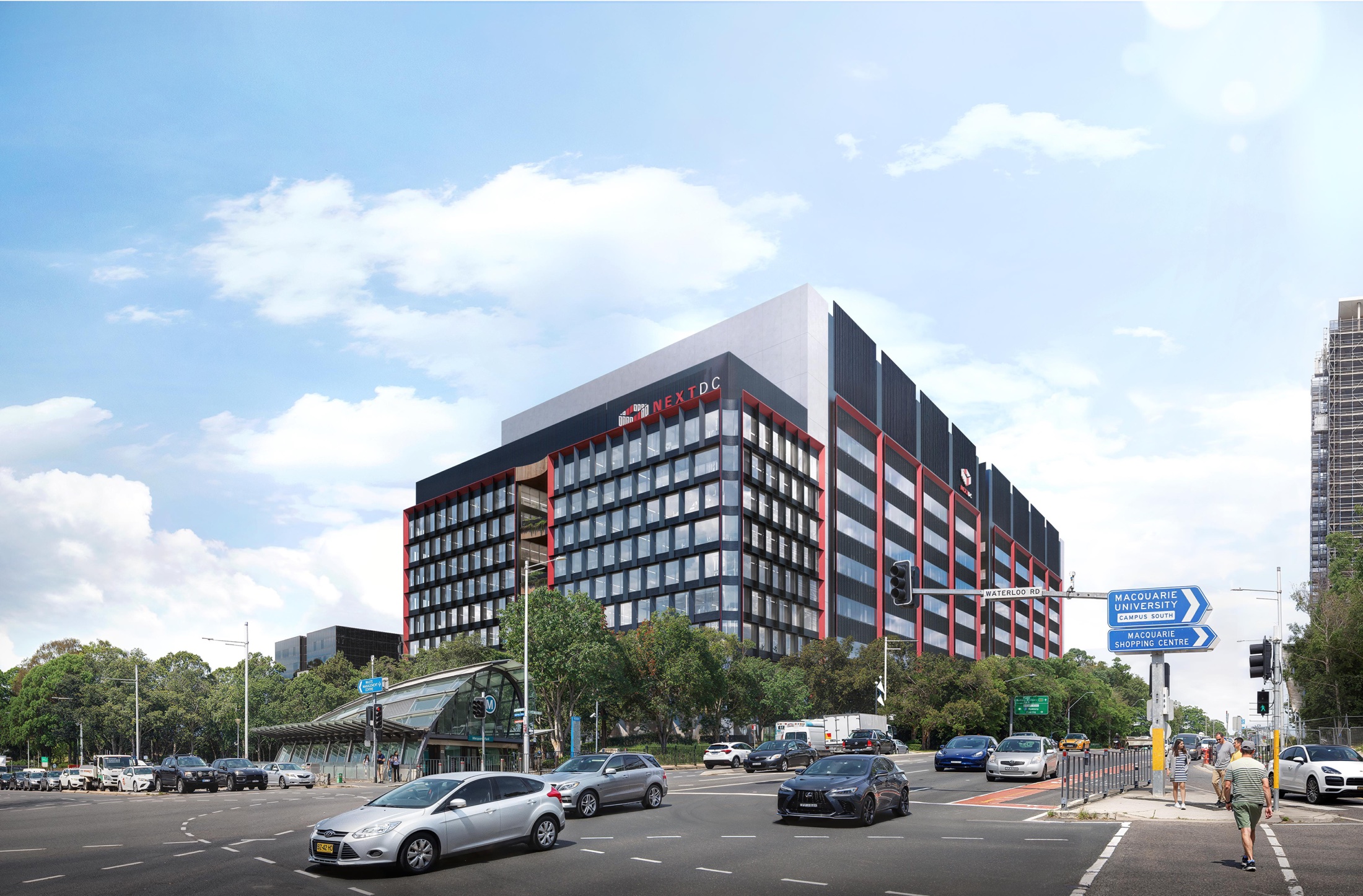 NEXTDC S5 data centre, Macquarie Park (architectural render)